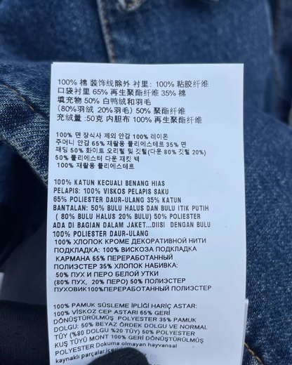 Miu Miu Denim Blouson Jacket Blue IT 36