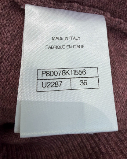 Chanel 25A Knit Vest Pink FR 36