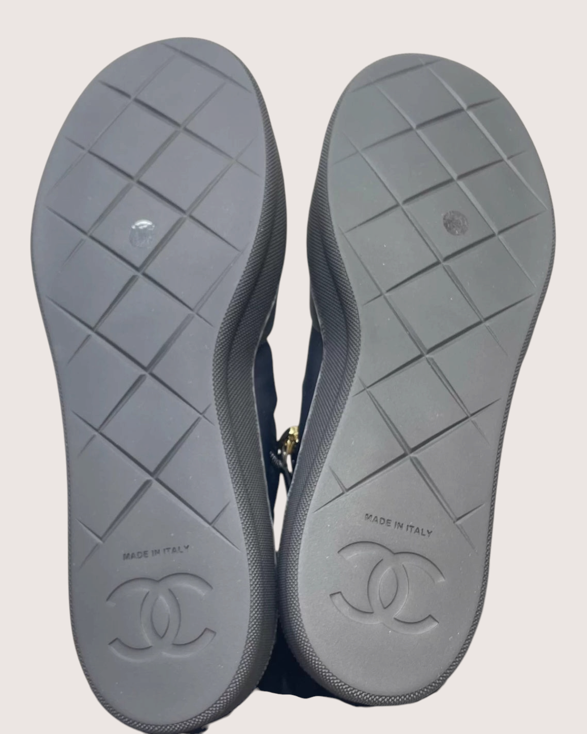 Chanel Coco Beach CC Logo Short Boots Black ["EU 35"]