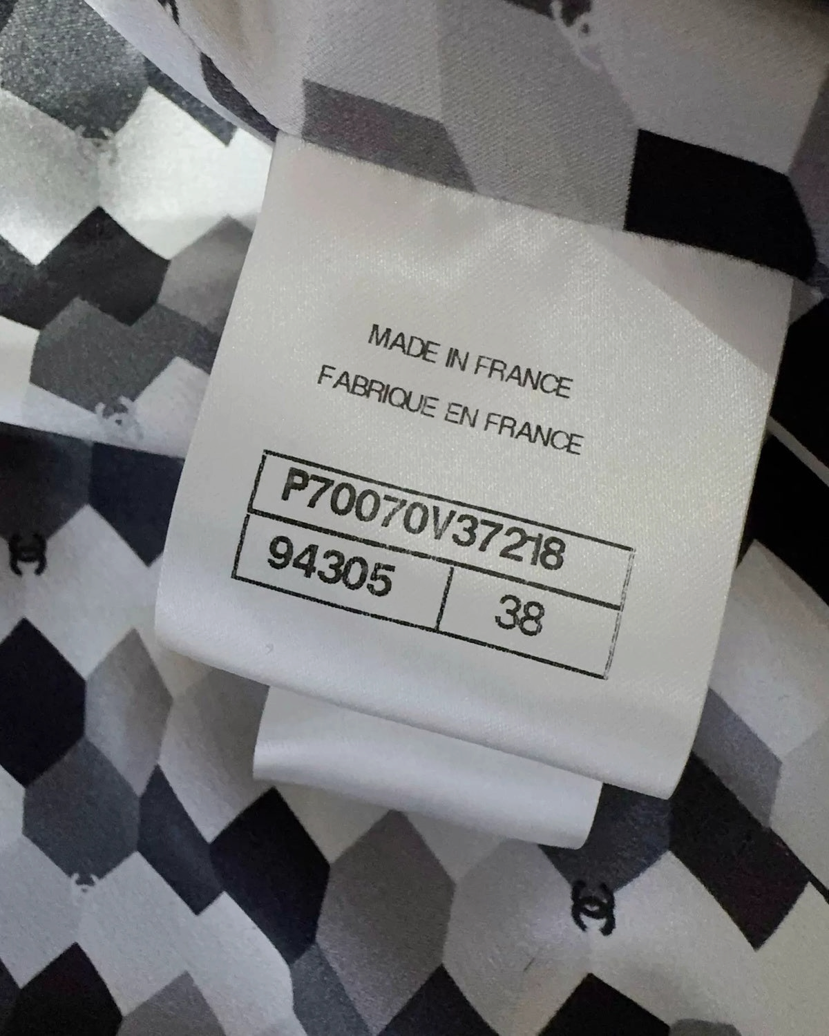 Chanel 21P Tweed Double-Breasted Jacket Black FR 38