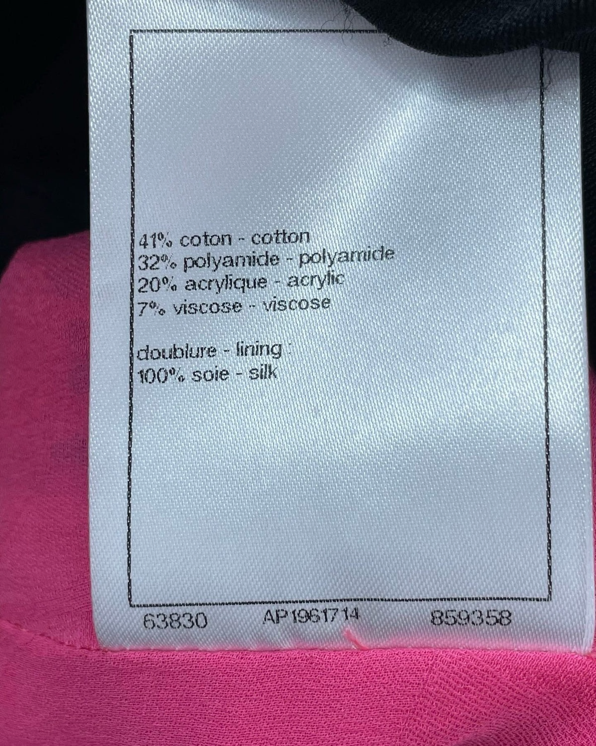 Chanel 24P Tweed Strappy Mid-Length Dress Pink, Blue, White FR 36