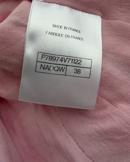 Chanel 25P Pearl Tweed Four-Pocket Jacket Pink, Beige/Ecru, Multicolor FR 38