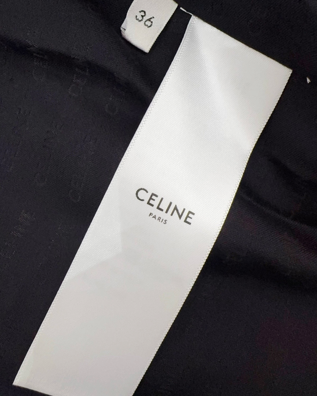 Celine Cashmere Jacket Black FR 36