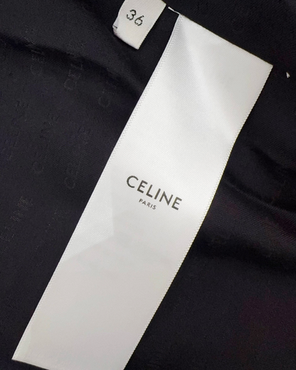 Celine Cashmere Jacket Black FR 36