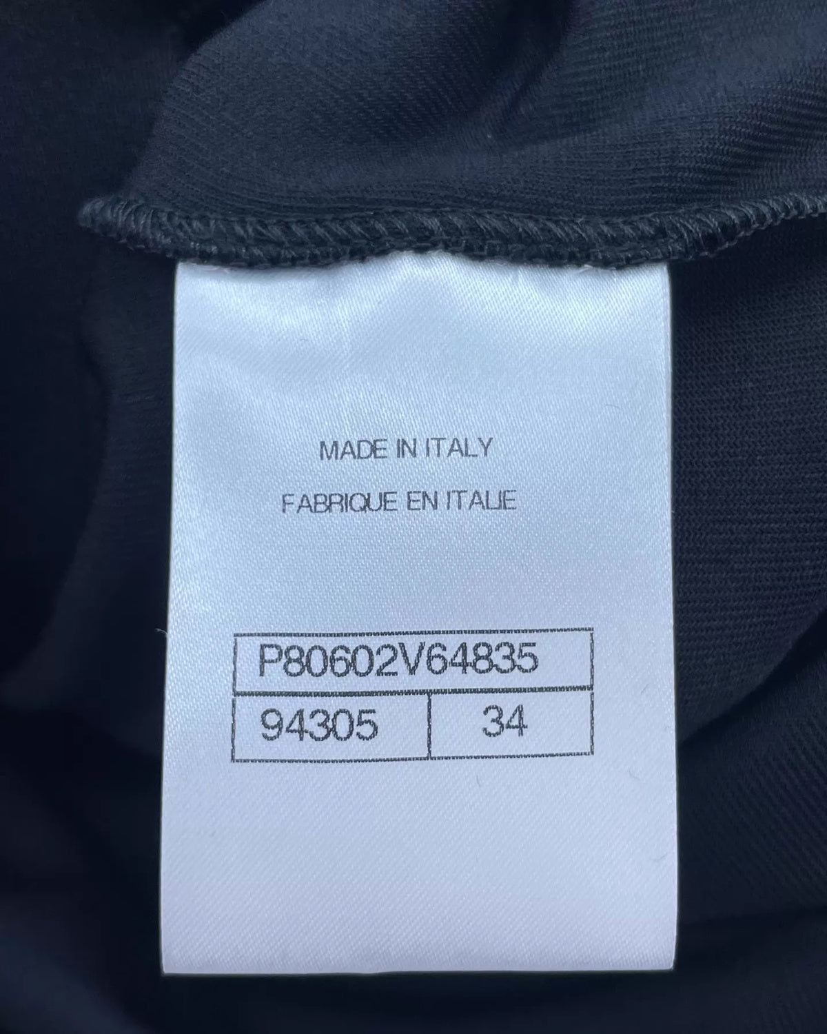 Chanel 25K Bow Top Black FR 34