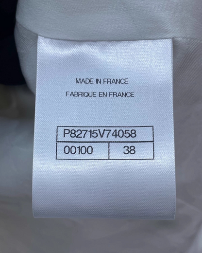 Chanel 26A Four-Pocket Tweed Jacket White FR 38
