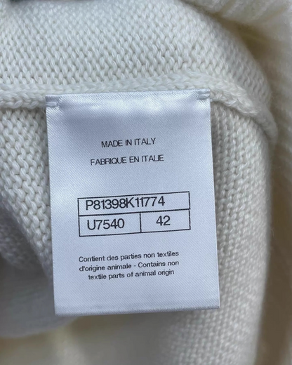 Chanel 26P Floral Cashmere Cardigan