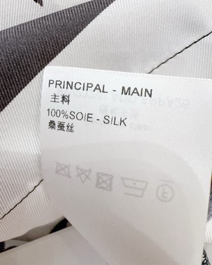 Louis Vuitton Striped-Hem Monogram Shorts White, Navy, Grey FR 38