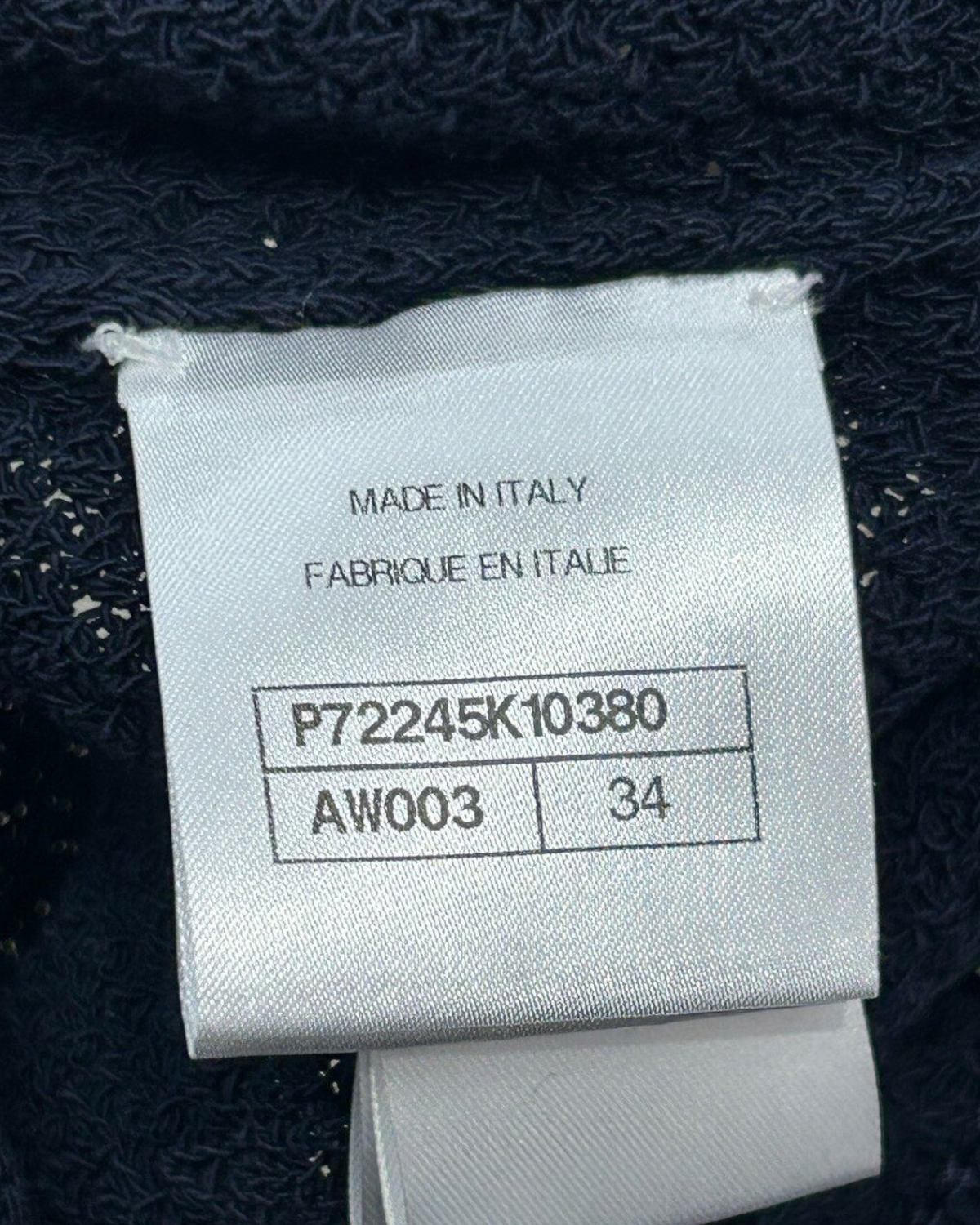 Chanel 22P Flared Trousers Navy FR 34