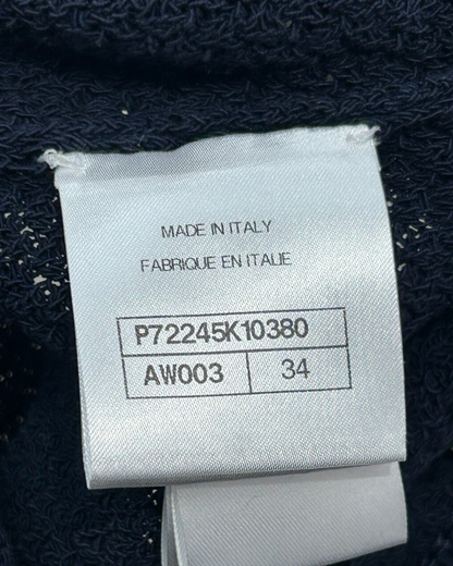 Chanel 22P Flared Trousers Navy FR 34