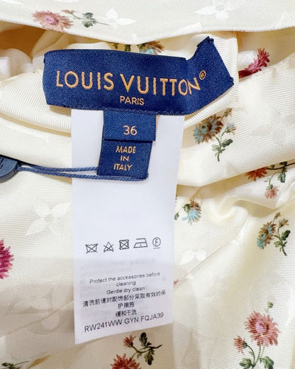 Louis Vuitton Reversible Monogram Jacket Beige/Ecru, Gold, Multicolor FR 36