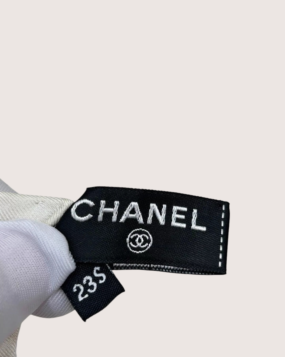 Chanel 23S Monogram Logo Silk Scarf - view 7