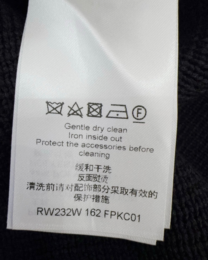 Louis Vuitton Knit Jacket Navy, Gold FR 34