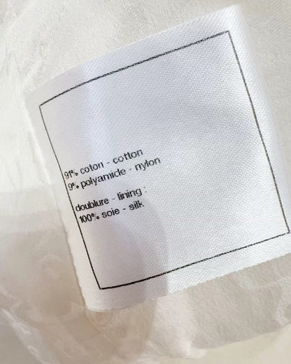 Chanel 15P Tweed Jacket White FR 36