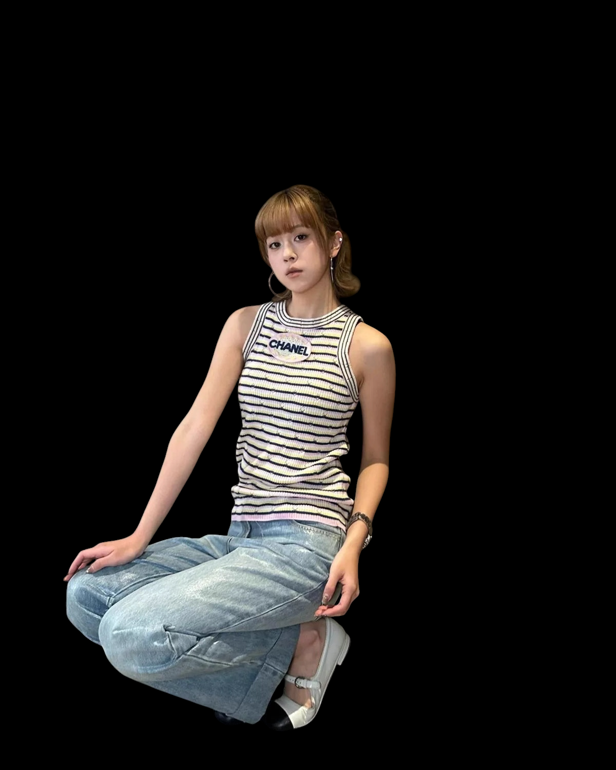 Chanel Knit Striped Vest