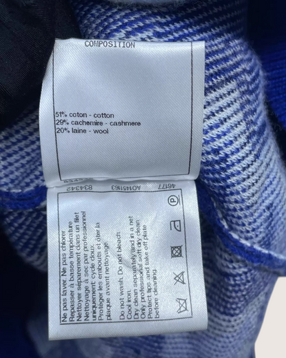 Chanel 19C Hoodie Blue, White FR 34