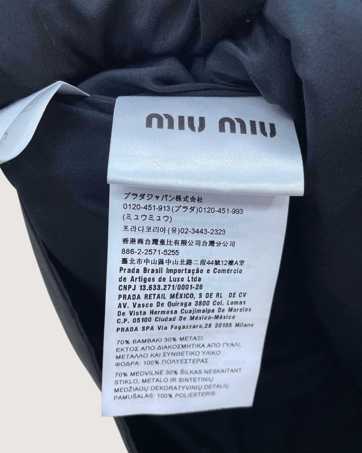 Miu Miu Crystal Strappy Mini Dress Black, White, Silver FR 38