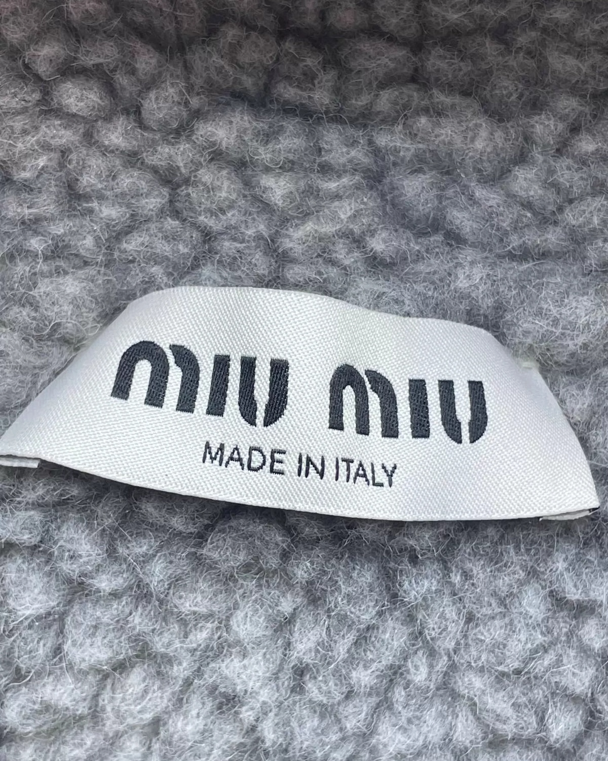 Miu Miu Wool Zip-Up Cardigan