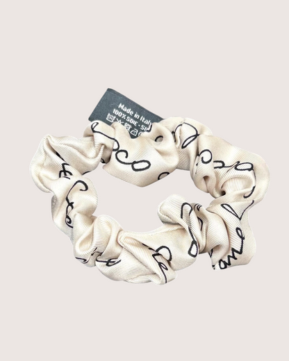Chanel 22C CC Monogram Logo Silk Hair Accessory - view 7
