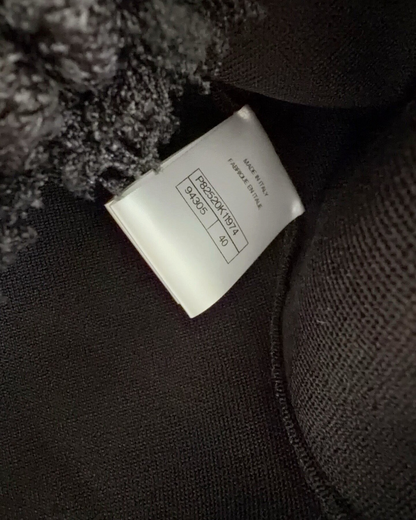 Chanel 26A Fringe-Trim Jacket Black FR 40