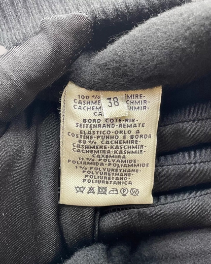 Hermès Hermes Cashmere Zip-Up Jacket Black FR 38
