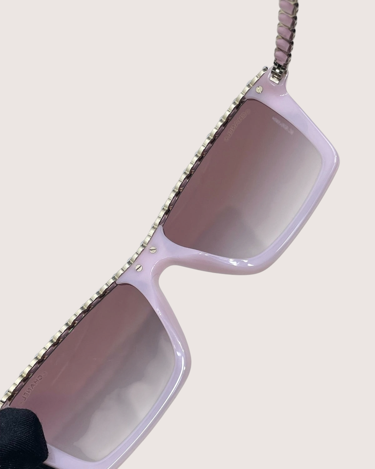 Chanel CC Chain Sunglasses - view 7
