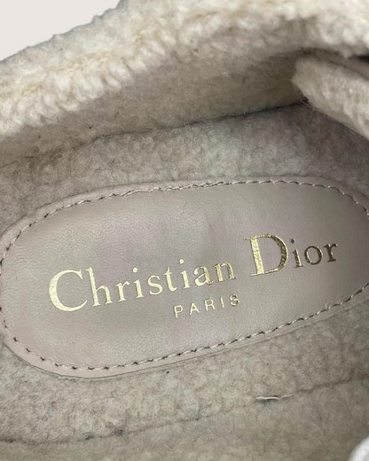 Christian Dior Suede Star Sneakers Beige/Ecru EU 38