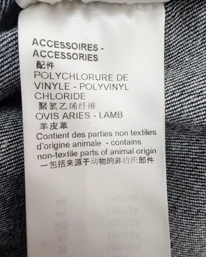 Louis Vuitton Denim Jacket Blue FR 36