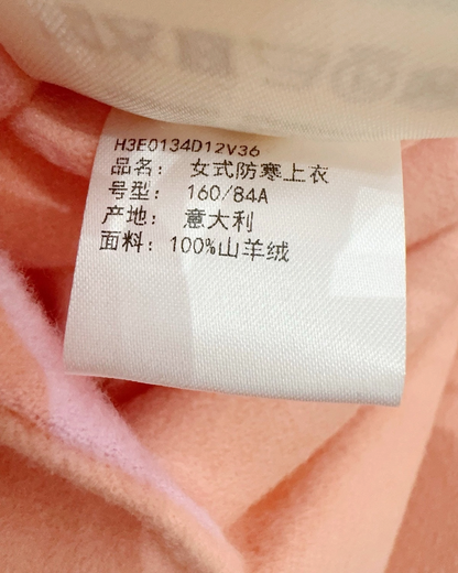 Hermès Reversible Chaîne d'Ancre Cashmere Jacket Pink, Beige/Ecru
