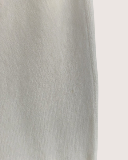 Chanel 19C Contrast-Trim Trousers White, Black FR 36