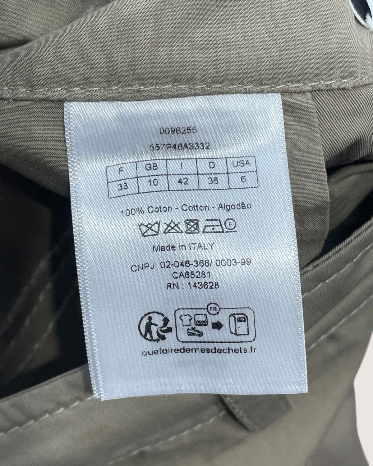 Christian Dior Wide-Leg Cargo Trousers Brown FR 38