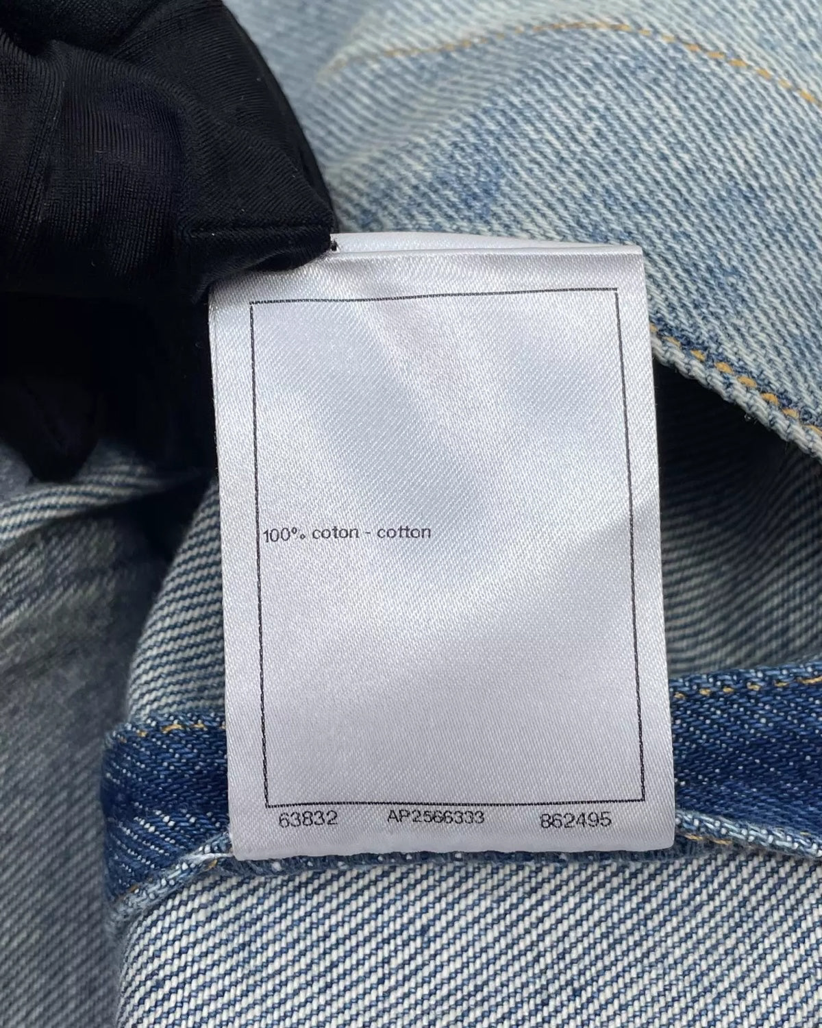 Chanel 24K Washed Denim Jacket Blue FR 34