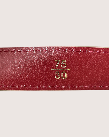 Chanel 26A Square-Buckle Belt Grey One Size